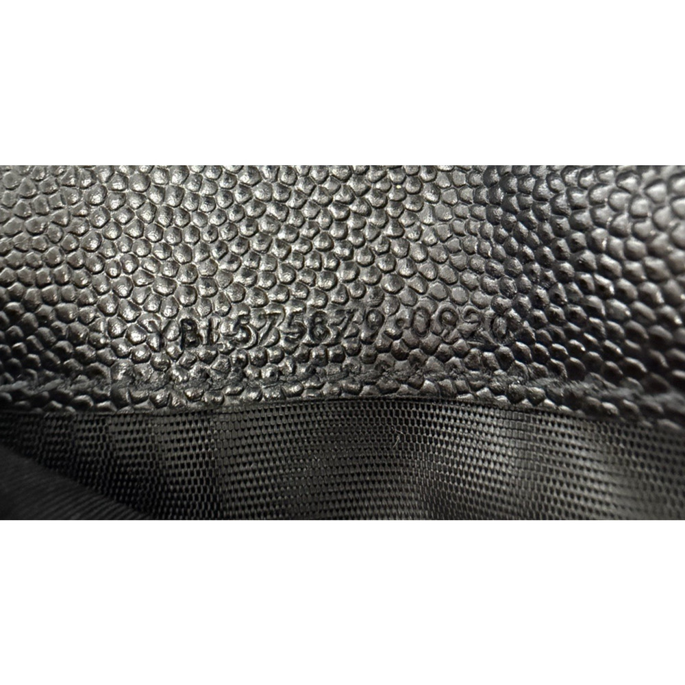 Saint Laurent Cassandre Matelasse Bifold Wallet in Black Grain de Poudre Leather - Picture 15 of 15